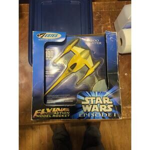 Estes Star Wars Episode 1 Naboo Fighter Model Rocket *Damaged Open Box*